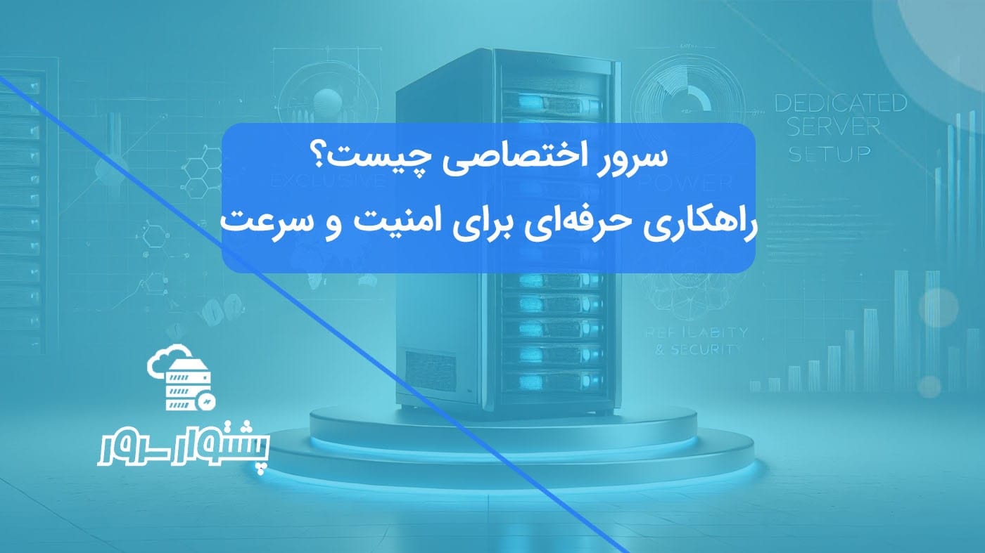 "تصویری از ساختار سرور اختصاصی با تمرکز بر منابع انحصاری برای کاربران."