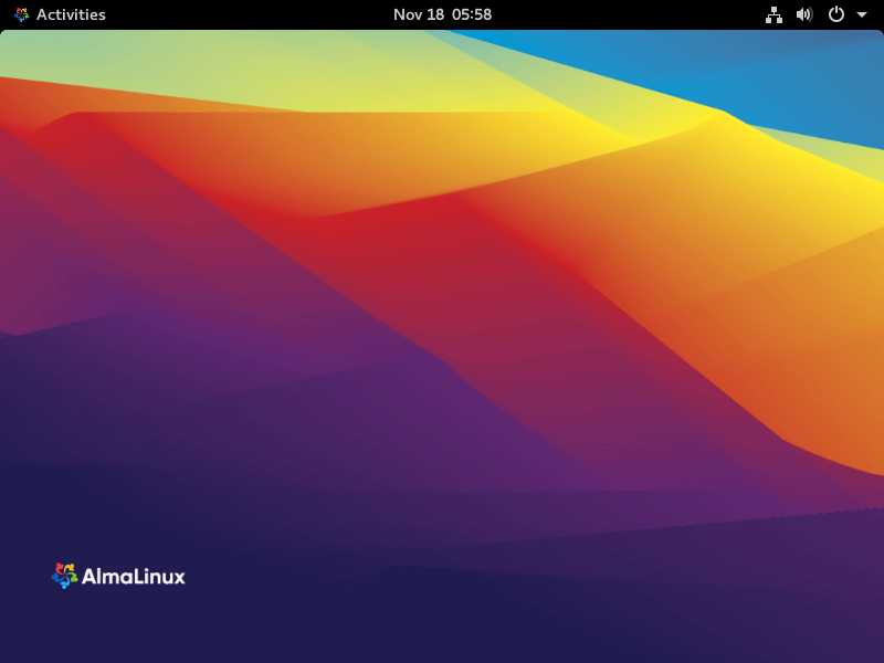 AlmaLinux Desktop 