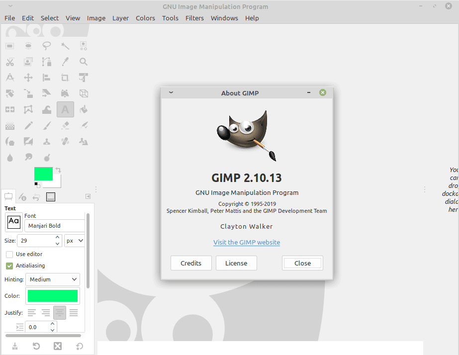 GIMP for Linux Mint
