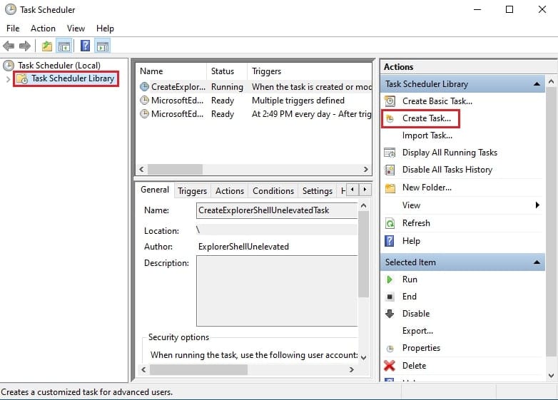 ایجاد تسک جدید در Task Scheduler Library برای خاموش کردن اتوماتیک ویندوز سرور.
