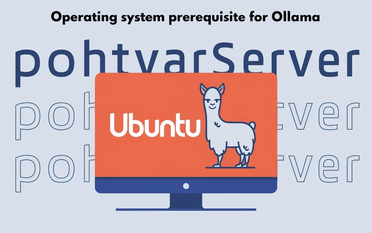 تصویر دسکتاپ اوبونتو 22.04 LTS به عنوان سیستم‌عامل پیشنهادی برای نصب و استفاده از Ollama و اجرای LLM با Ollama روی سرور.
