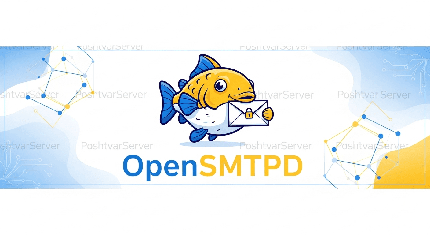 لوگوی OpenSMTPD (یا Pufferfish OpenBSD)، یک عامل انتقال نامه متنباز با تمرکز بر امنیت و سادگی.