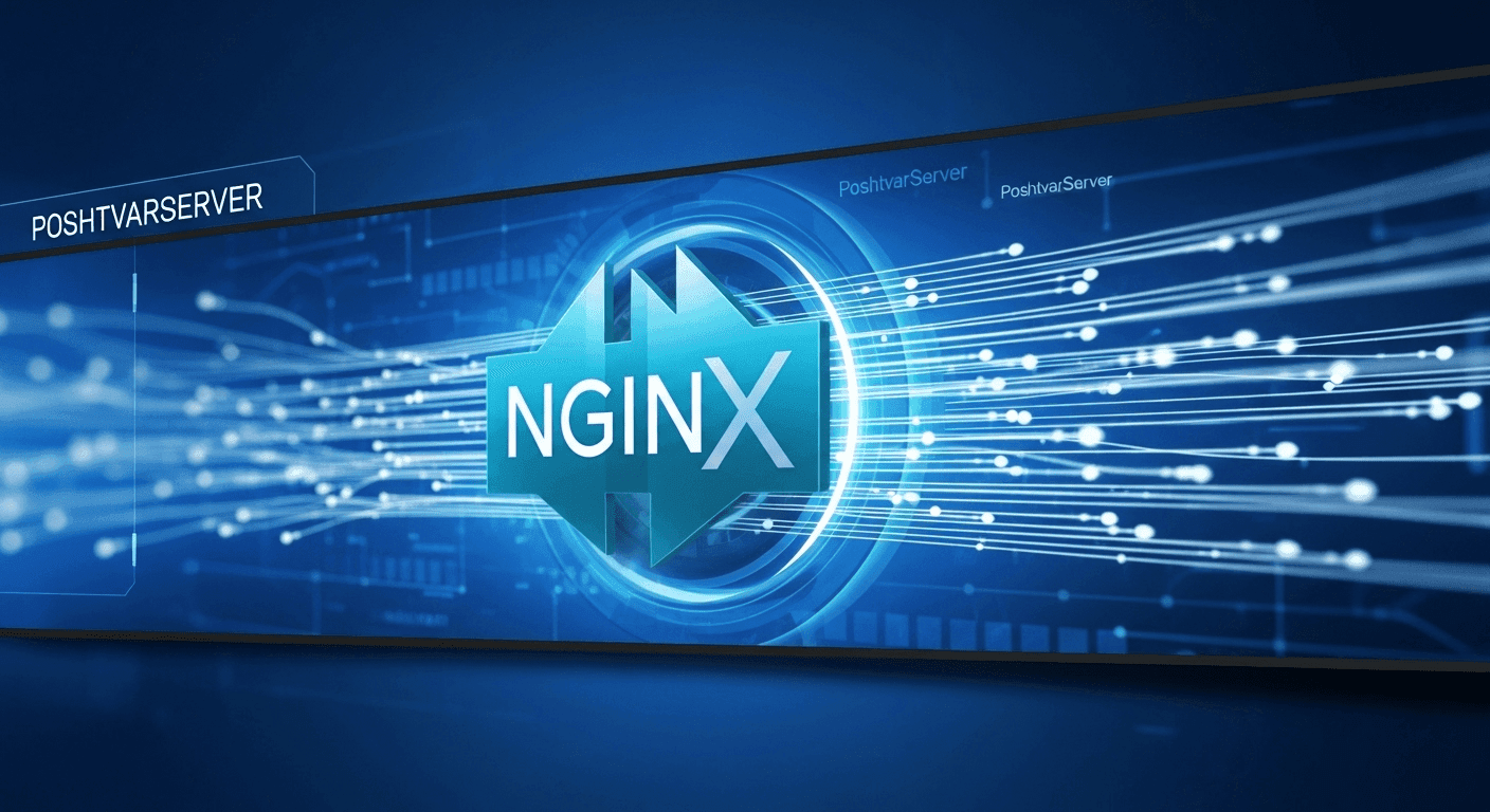 لوگوی NGINX، یک وب سرور محبوب و یکی از بهترین Reverse Proxy برای لینوکس.