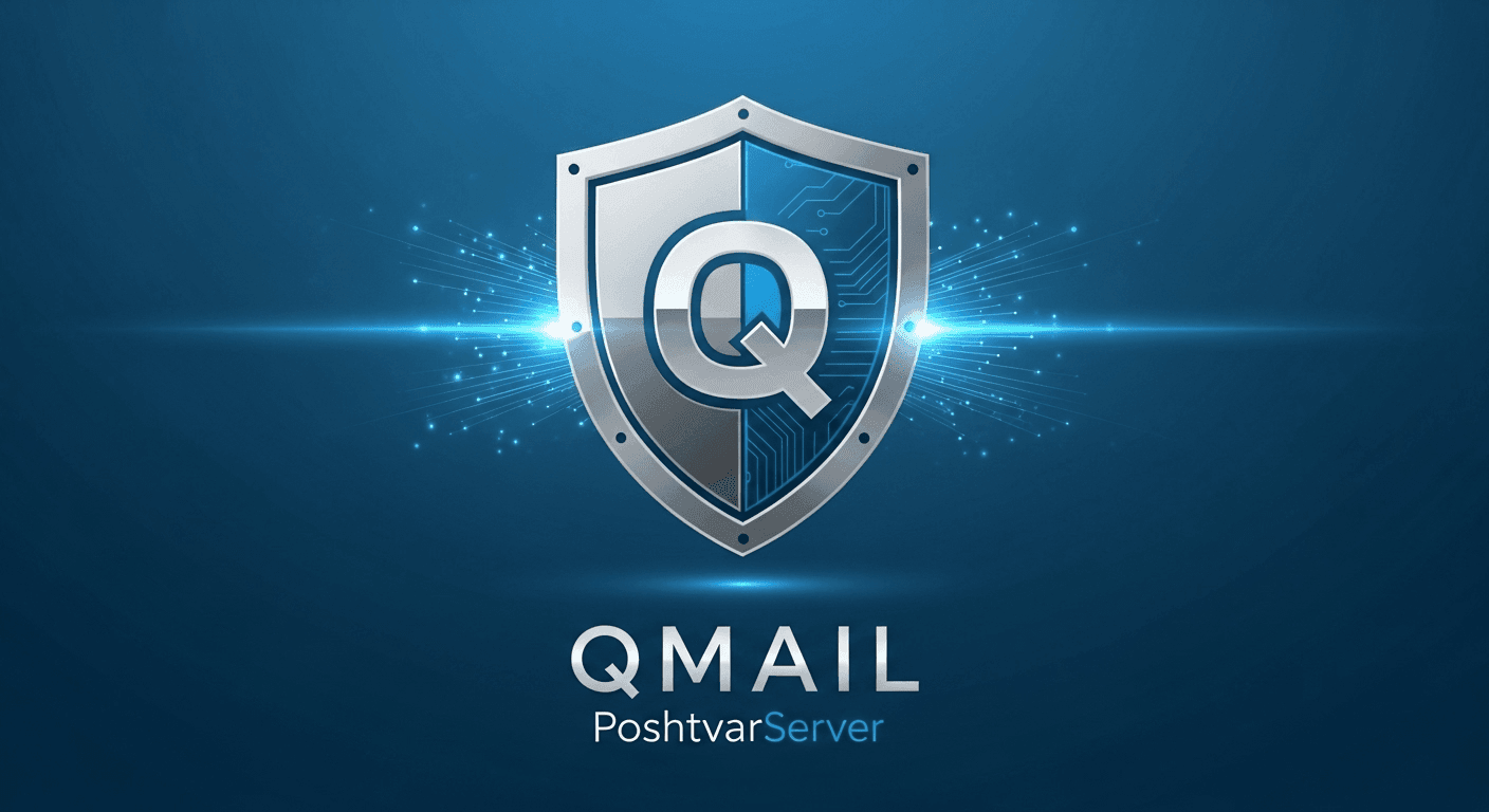 تصویر مفهومی برای Qmail، یک MTA امن و مدرن و از بهترین MTA برای لینوکس با تمرکز بر جداسازی اجزا.