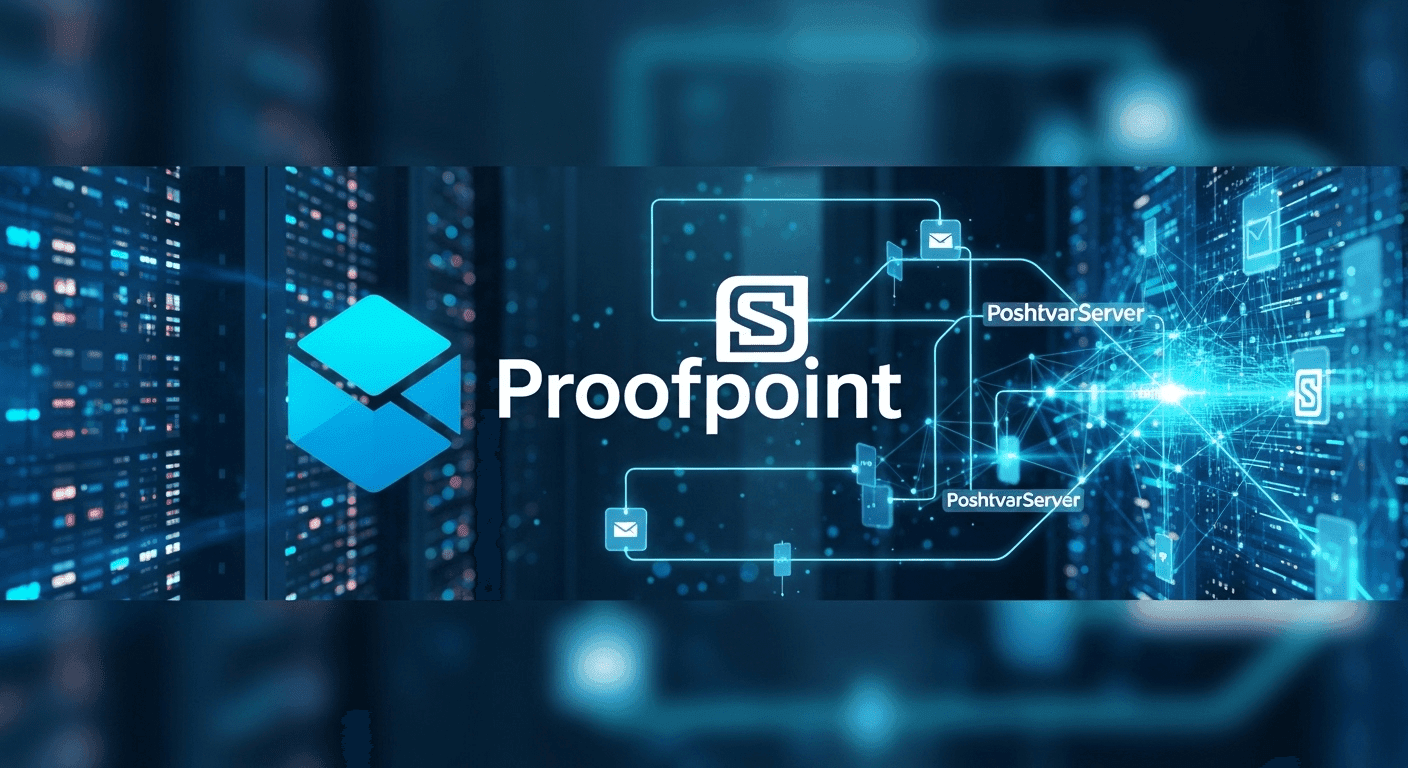 لوگوی Sendmail/Proofpoint، یکی از قدیمیترین و بهترین MTA برای لینوکس، مناسب برای راه اندازی سرور ایمیل لینوکس.