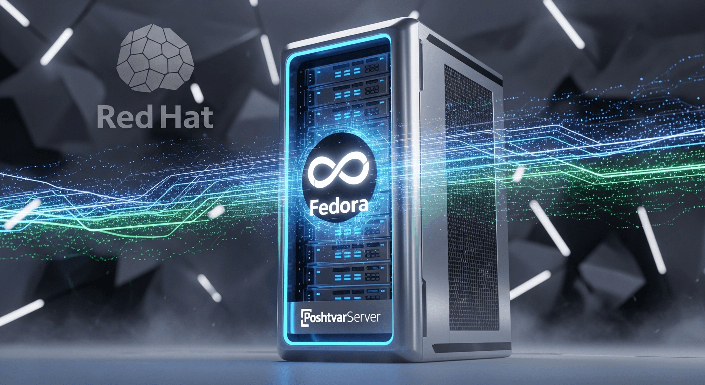 تصویر مفهومی از نوآوری فدورا، گزینه‌ای برای بهترین توزیع لینوکس دسکتاپ.