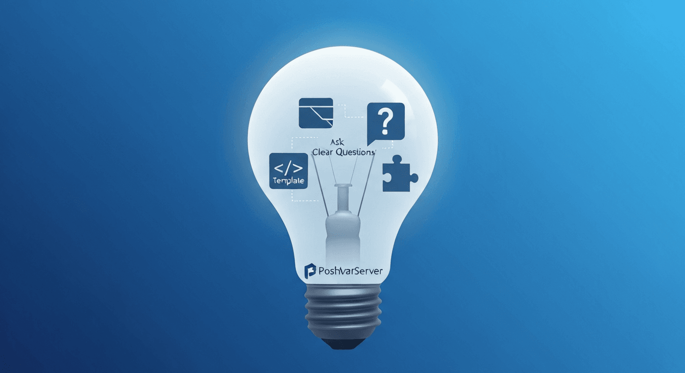 اینفوگرافیک نکات حرفه‌ای برای طراحی سایت با هوش مصنوعی و استفاده بهینه از ChatGPT.